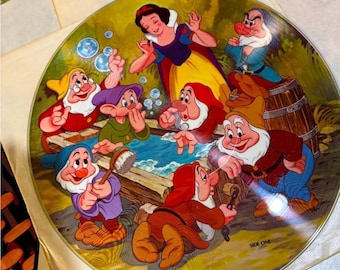 The DISNEY 1981 Picture Disc Collection Lady & The Tramp Snow White Pinocchio