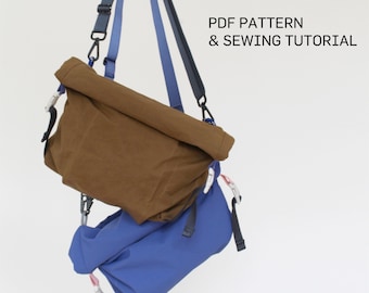 ROLLTOP SLING - PDF sewing pattern & instructions German / English