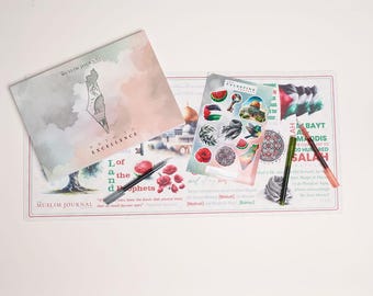 The Palestine Stationery Desk Bundle | The Muslim Journal Company