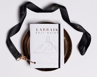 Labbaik Mini Hajj Guide Dua Book With Black Lanyard The Muslim Journal Company