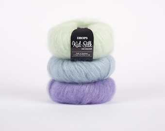 Drops Kid Silk mohairzijdegaren 25 g 210 m