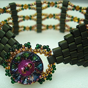 TUTORIAL Crystal Crossover Beaded Bracelet image 4