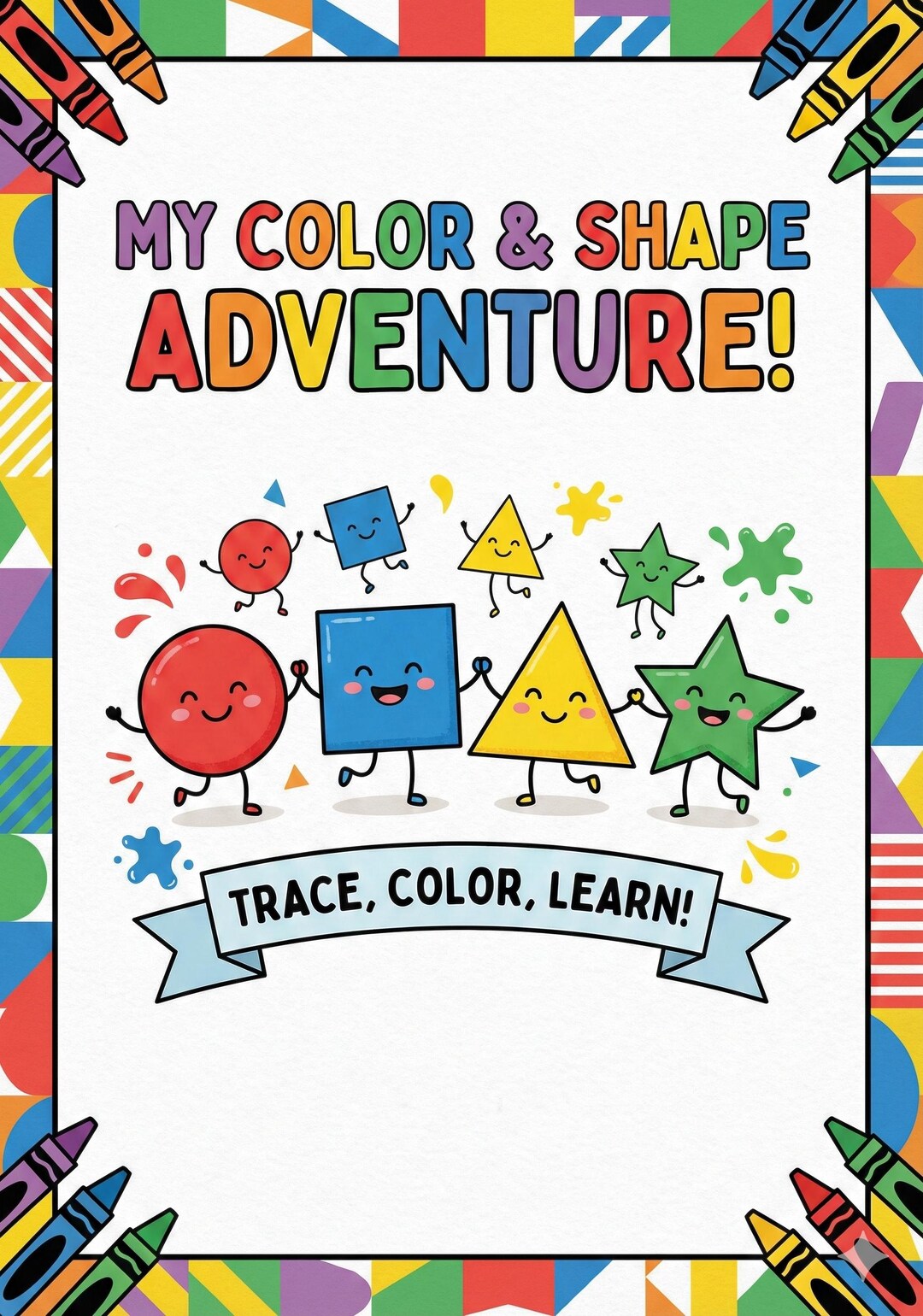 Preschool Activity Pack | Colors, Shapes, Counting, Matching Worksheets ...