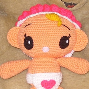 Amigurumi Kawaii Baby Girl crochet pattern image 5