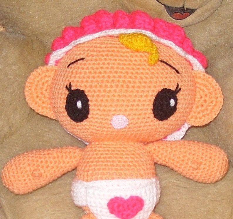 Amigurumi Kawaii Baby Girl crochet pattern image 5