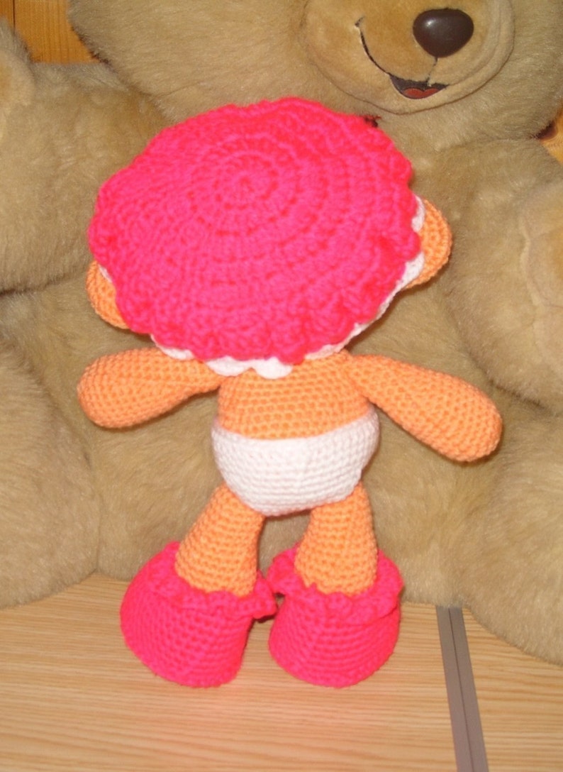 Amigurumi Kawaii Baby Girl crochet pattern image 3