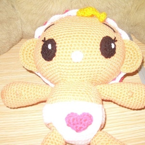 Amigurumi Kawaii Baby Girl crochet pattern image 4