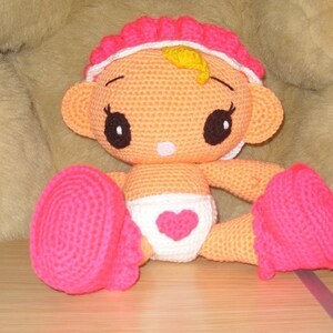 Amigurumi Kawaii Baby Girl crochet pattern image 1