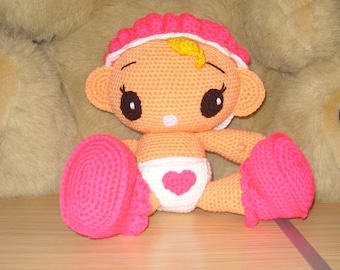 Amigurumi Kawaii Baby Girl crochet pattern