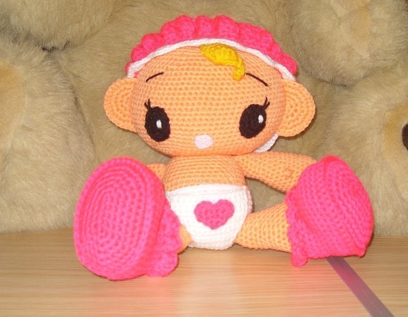 Amigurumi Kawaii Baby Girl crochet pattern image 1