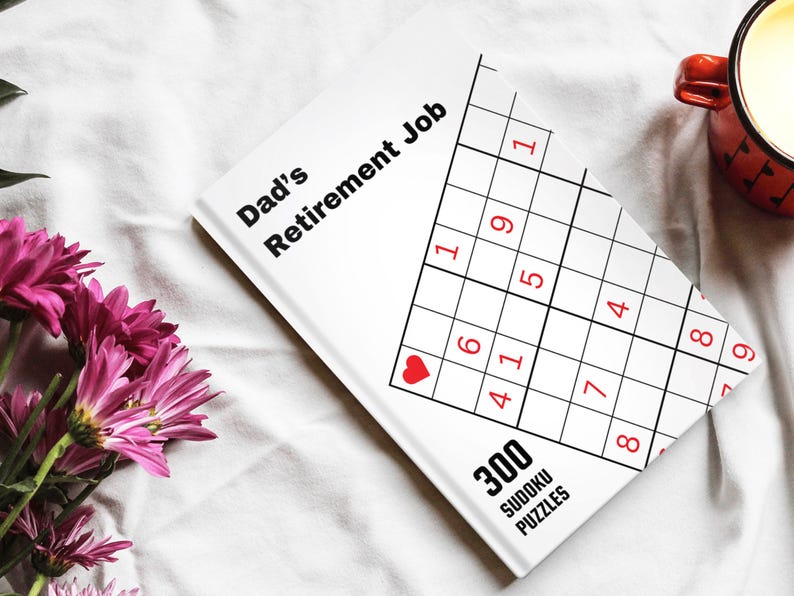 Custom Sudoku Book. Personalized Book Gift. Sudoku Puzzle. Custom Puzzle Gift. Customizable Brain Game Book. Anniversary Gift for Him or Her