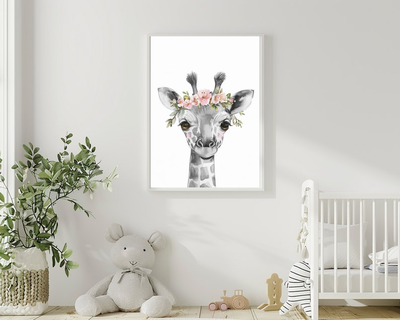 Baby Animals Portraits Nursery Wall Art, Printable Wall Decor, DIGITAL ...
