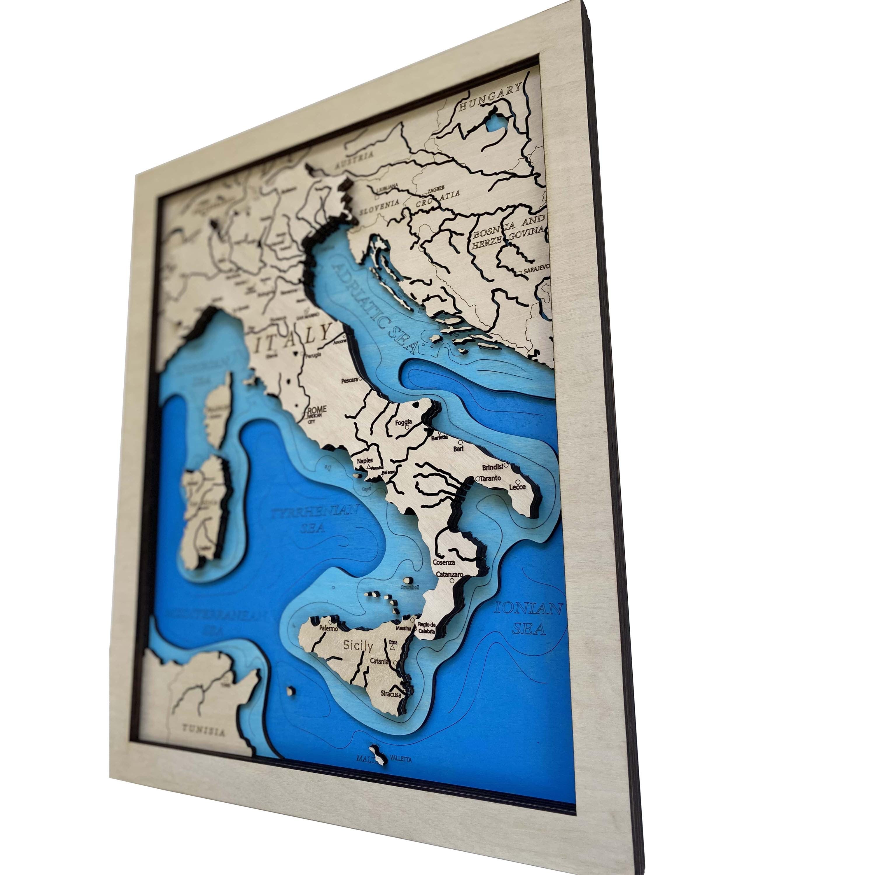 Rustic Italin Map Background 3D Wooden Map of Italy Wall Art: Rustic Home Decor Travel Gift - Etsy
