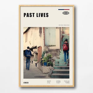 Past Lives (2023) Movie Movie posters, wall art, canvas prints, home decor, vintage posters, collectibles, gifts