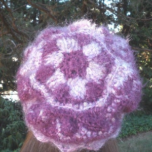 Sweet Chignon Freeform Crocheted Cap image 2