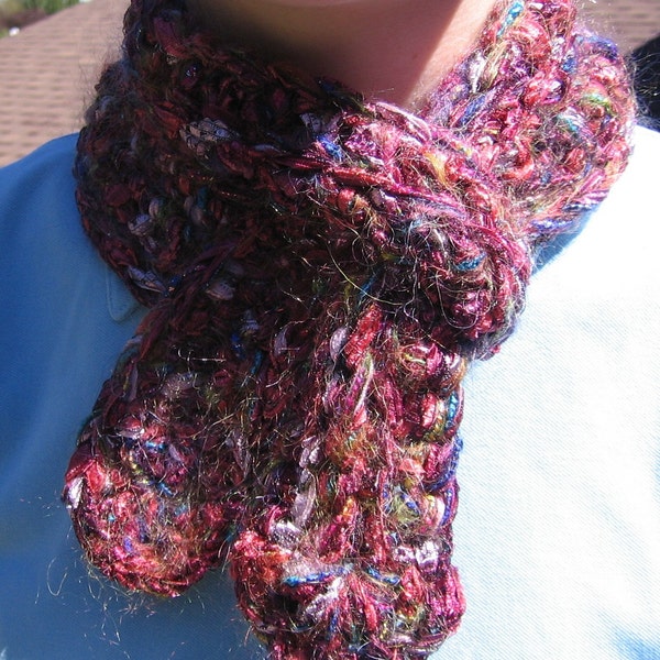 Shiny Garnet Scarf