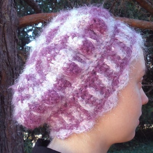 Sweet Chignon Freeform Crocheted Cap image 3