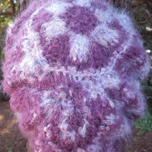 Sweet Chignon Freeform Crocheted Cap image 4