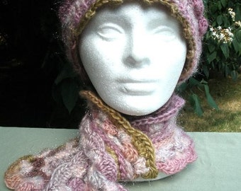 PDF Crochet Pattern, Rose Glow Scarf