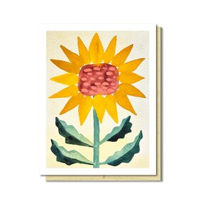Sunflower Everyday Art Card