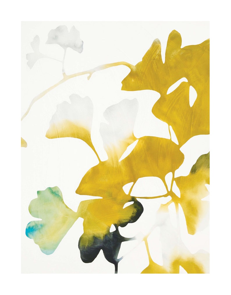 Ginkgo Art Print // 16x20 Botanical Art Print for Modern Wall Decor image 2