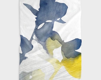 Botanical Watercolor Tea Towel Dawn