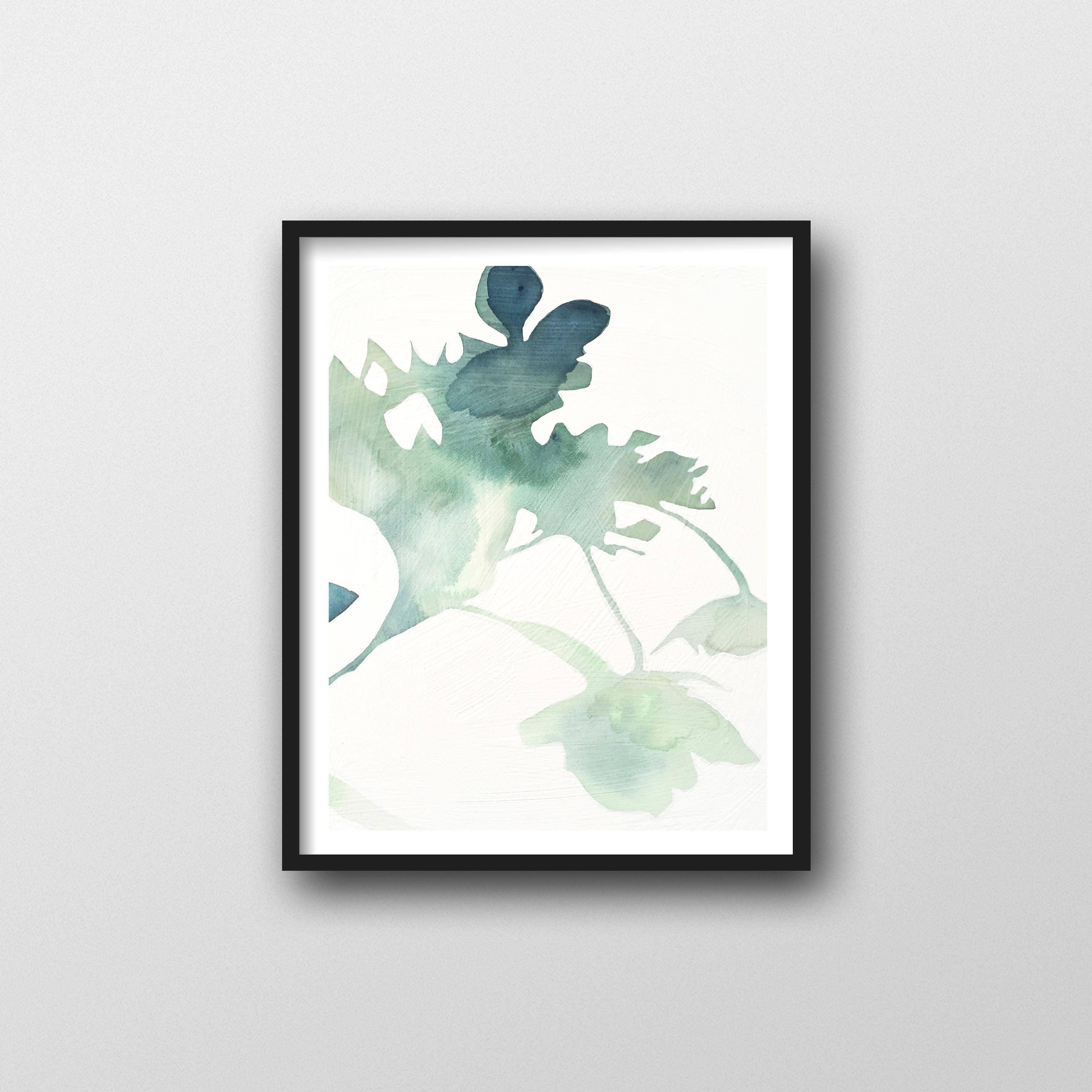 Tirages d'art de L'aquarelle Fleur/Impression Botanique Pour Les Amateurs Plante 11 X 14