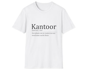 T-shirt, kantoor, grappig, woordenboek, definitie, leuk, cadeau