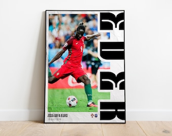 Cartel de fútbol de Portugal / Cartel de fútbol / Cartel de Éder