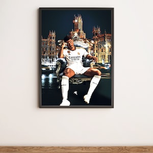Bellingham poster | Real Madrid player poster | Football poster