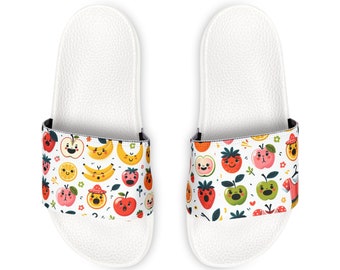 Kinderen jeugd PU-slipsandalen Happy Fruits Beachwear-slipsandalen