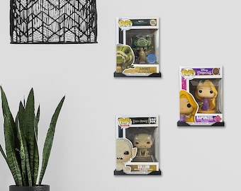 Wandhalterung für Funko POP! Figuren | Funko Deko Regal Zubehör | mit Schrauben und Dübeln