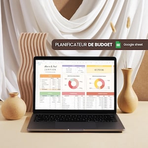 Hoja de cálculo de presupuesto mensual | Plantilla de finanzas personales para Hojas de cálculo de Google | Hoja de cálculo de seguimiento de euros | Seguimiento de presupuesto | Hoja de cálculo