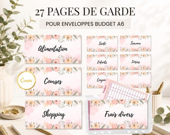 27 Budget Zip Envelope Cover Pages | Savings Challenges | Printable Categories with Trackers | +3 Blank Templates & Canva Link