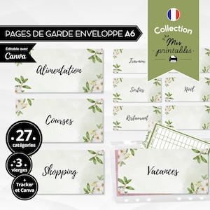 27 Budget Zip Envelope Cover Pages | Money Saving Challenges | Printable Categories with Trackers | +3 Blank Templates & Canva Link