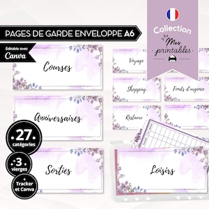 27 Budget Zip Envelope Cover Pages | Money Saving Challenges | Printable Categories with Trackers | +3 Blank Templates & Canva Link