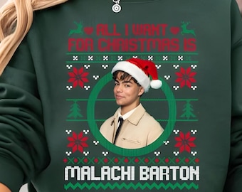 Malachi Barton Christmas Shirt, Malachi Barton Ugly Christmas Shirt, Malachi Barton Noel Shirt, Gift for Fans, Malachi Barton Fan Shirt