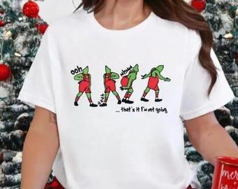 Comfort Colors That’s It I’m Not Going T-Shirt, Funny Character Inspired Christmas Tee, Ooh Ah Festive Unisex Shirt, Holiday Humor Shirt