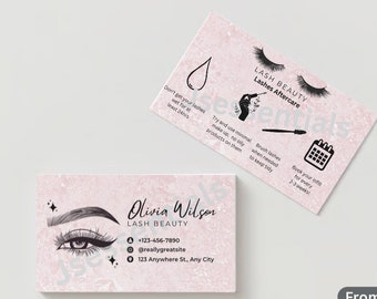 bundle business card , aftercare, loyalty cards