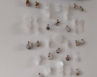 mother-of-pearl and shell wind chime (Lana)