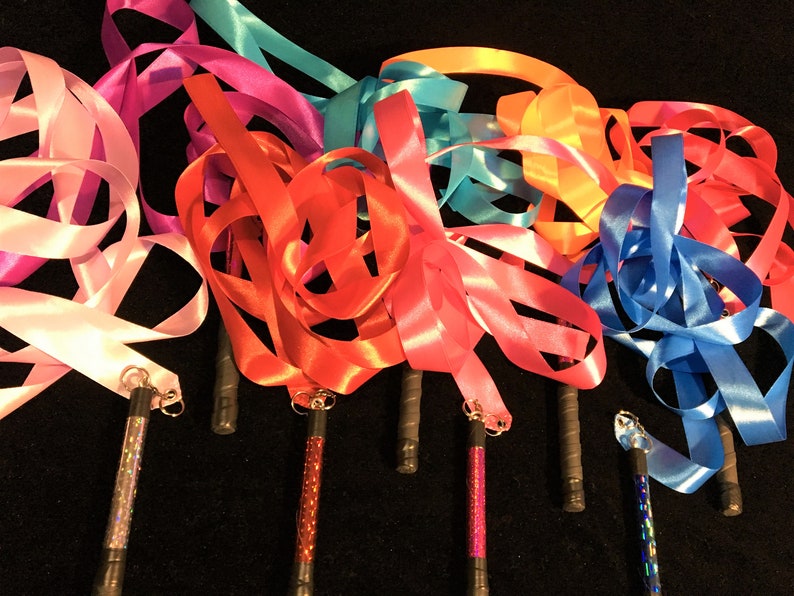 GymnasticsCircusJuggling Rainbow Dragon Holographic Twirling Ribbon