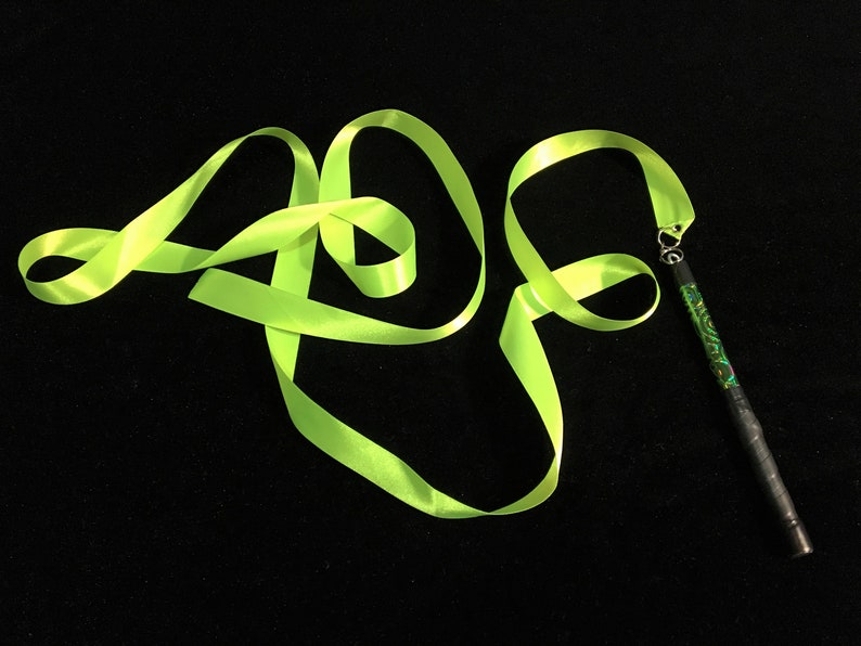 GymnasticsCircusJuggling Rainbow Dragon Holographic Twirling Ribbon