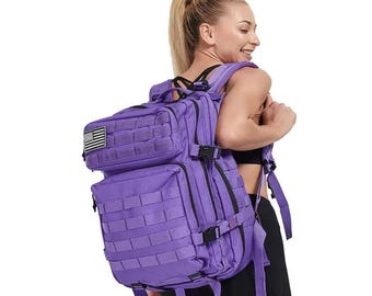 45l Camo Outdoor Hiking Rucksack