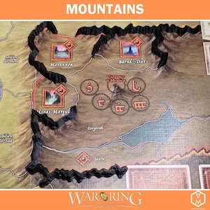 Mountains of Middle‑earth – 3D Terrain for War of the Ring