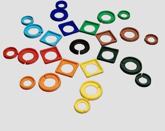 Basi in miniatura e segnalini politici di War of The Ring: segnalini PLA+ colorati