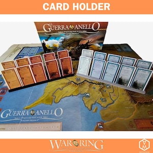 Porta carte a mano per War of the Ring / Supporto per carte a mano / Porta carte / Stazione per carte a mano / Porta carte War of the Ring
