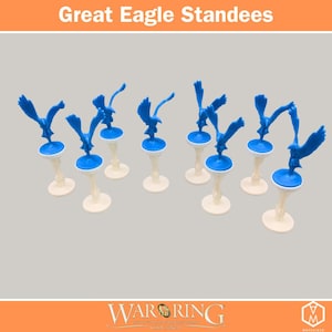 Flying Eagles-standhouders voor War of the Ring | Miniatuur vliegende standaard | War of the Ring-verbetering | War of the ring-accessoires