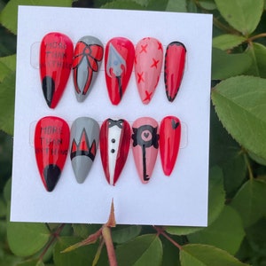 Charlie/Vaggie Ship Hazbin Hotel Reusable Press On Nails