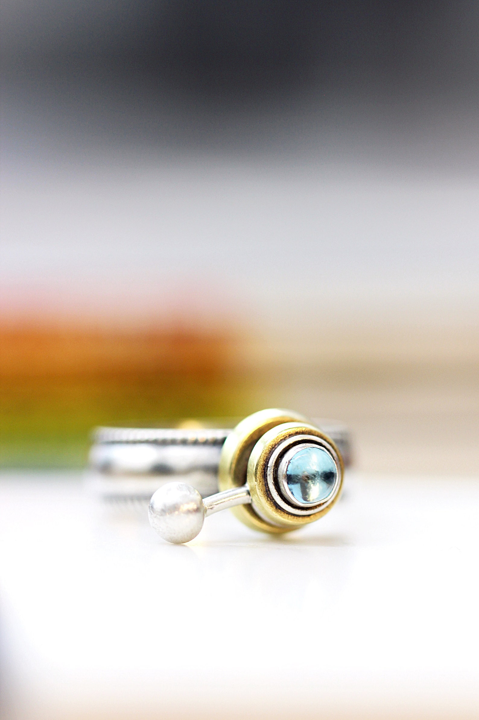 Statement Ring Sterling Silver Ring Science Ring Celestial Etsy