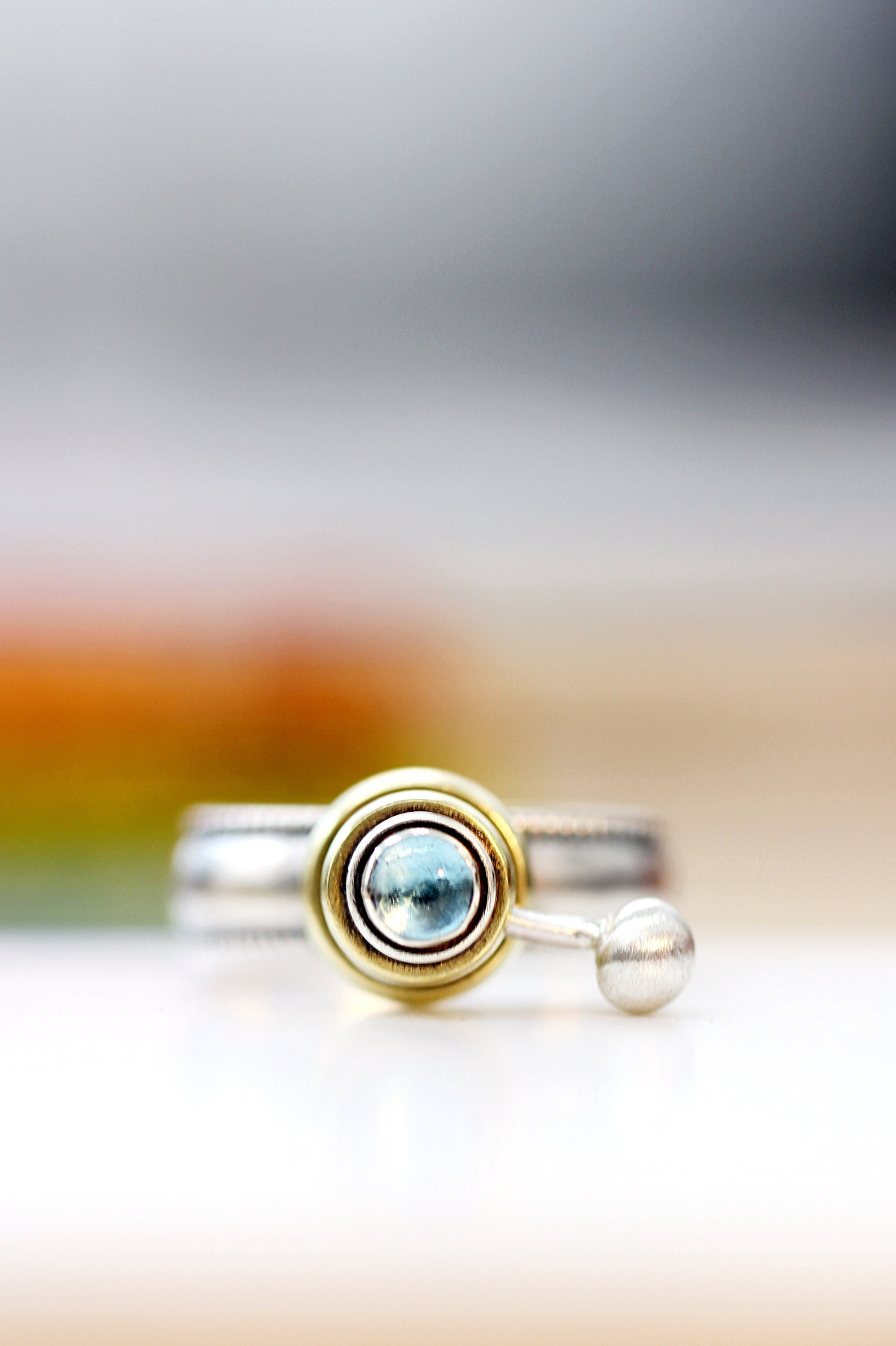 Statement Ring Sterling Silver Ring Science Ring Celestial Etsy